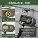Vego Sprinkler Timer with Brass Inlet- Watering Timer for Garden Hose with Rain Delay/Manual Watering/Automatic Irrigation System - Water Hose Timer for Yard Lawn by GreenHaven Gardens