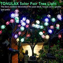 TONULAX Solar Garden Lights - Upgraded Landscape Tree Lights with Larger Solar Capacity, Decorative Light Outdoor for Pathway, Patio, Front Yard Decoration(4 Pack) by GreenHaven Gardens