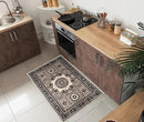Keen Home Design 2x3 Rug - Machine Washable Entry Rug with Non-Slip Backing, Ideal for Enteryway, Kitchen, Bathroom, Laundry Room - Vintage, Easy Clean, Durable, Low Pile Rug - (2' x 3') by CozyNest Decor