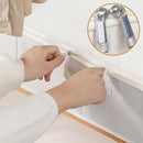 Under the Bed Storage Bins, Closet Organizers with Reinforced Handles for Blanket, Sheets, Pillows, Towels, Shoes, Beige, 2 Pack, 23.6 x 11.8 x 5.9 Inch by CozyNest Decor