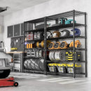 4080 lbs Steel Storage Shelving 6-Tier Utility Shelving Unit Steel Organizer Wire Rack for Home,Kitchen,Office,Garage, 17.7" D x 47.2" W x 72.3" H by CozyNest Decor