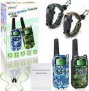 Toys for Boys Walkie Talkies for Kids 5 6 7 8 Year Old Boy Pretend Play Police Military Spy Hunt Camp Outdoor Toys for Kids Birthday Present Boys Gifts (Green Blue) by TinyTreasures Baby Boutique