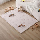 Stylish Coral Baby Play Mat for Floor 47" x 67" Safari Animals – Soft 1" Thick High-Density Memory Foam Nursery Rug,Kids Rug with Non-Slip Backing for Crawling & Playing, Playroom Rug, Kids Carpet by TinyTreasures Baby Boutique