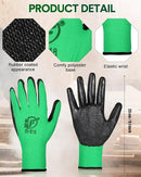 Nuogo 24 Pairs Gardening Gloves for Men Women Rubber Coated Landscaping Work Gloves Safety Work Construction by GreenHaven Gardens