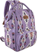 Wrangler Aztec Backpack Organized Daypack Travel Baby Bag with Stroller Strap and Side Bottle Pockets WG2204-9110LV by TinyTreasures Baby Boutique