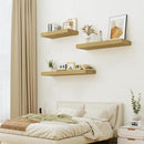 12" Deep Bathroom Floating Shelves for Wall Shelf Over Toilet Wall Mounted Farmhouse Long 55 inches Set of 1, Farmhouse Shelves with Invisible Brackets for Living Room, Kitchen, Bedroom,Oak by CozyNest Decor