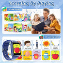Upgrade Kids Smart Watch for Kids with 32 Puzzle Games HD Camera Video MP3 Player Audio Book Pedometer Flashlight 12/24 hr Kids Watches Gift for 4-12 Year Old Boys Toys for Kids by TinyTreasures Baby Boutique