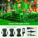 Green Christmas Net Lights Outdoor, 360 LED Plug-in With Remote, 12x5 Ft Extendable 8 Modes Waterproof Net With Green Wire for Bushes Gazebo Lawn Patio Garden Tree by GreenHaven Gardens