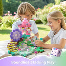 GobiDex Magnetic Blocks Kid Building Toys for 3+ Years Old Girls, STEM Sensory Gifts for Princess, Kids Magnets Build MagWonder World Game by TinyTreasures Baby Boutique
