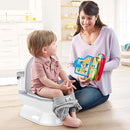 2-in-1 Toddler Potty Training Toilet - Larger Potty Chair & Detachable Training Seat for Boys & Girls Ages 1-3 with Flushing Sound, Wipes Storage, Toilet Paper Holder - Grey by TinyTreasures Baby Boutique