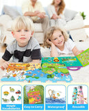 Reusable Sticker Book for Toddlers 2-4 Years, Stickers for Kids, Toddler Sticker Book Ages 1-3, Toddler Craft Activities, Toddlers Travel Toys Ages 2+ Boy Girl Birthday Gifts by TinyTreasures Baby Boutique