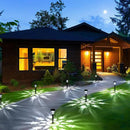 GIGALUMI Solar Outdoor Lights,Solar Lights Outdoor Waterproof 16 Pack,Cool White Solar Pathway Lights for Outside,Outdoor Lights Solar Powered Garden Decoration for Pathway,Patio,Lawn,Yard by GreenHaven Gardens