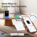 Dreo 8L Smart Humidifier Large Room 600ft², 80H Runtime Supersized Warm and Cool Mist Humidifiers for Bedroom Baby, 28dB Quiet Air Humidifier for Plants Indoor, Home, Whole House, Silver, HM717S by TinyTreasures Baby Boutique
