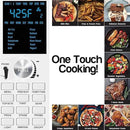 Nuwave Bravo XL Air Fryer Toaster Smart Oven, 12-in-1 Countertop Grill/Griddle Combo, 30-Qt XL Capacity, 50F-500F adjustable in precise 5F increments, Integrated Smart Thermometer, Linear T Technology by CozyNest Decor