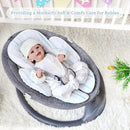 Pea Pod Baby Cushion, 2 in 1 Baby Swings Insert or Girls Extra Soft Breathable Cushion, Compatible for Strollers, and Bouncers, Striped Pattern by TinyTreasures Baby Boutique