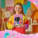 homicozy Art & Craft Activity for Kids: Foil Fun Unicorns and Princess & Scratch Art Book 2-in-1,No Mess Art Crafts for Girls,DIY Creative Activity Kit,Gifts for Girls Ages 4,5,6,7,8,9, Travel Toys by TinyTreasures Baby Boutique