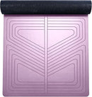 agoy Pro+ Warrior - Premium Non-Slip Yoga Mat – Eco-Conscious Design - PU Mat With Wet/Dry Grip+ - Focus Alignment - Lazer-Etched Technology - A Portable Standard Size Mat for All Styles of Yoga by TinyTreasures Baby Boutique