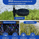 Zavothy Solar Garden Lights, Christmas Decorations Solar Fairy Lights Outdoor Waterproof, 4 Pack 32LEDs Sway by Wind, Dancing Fireflies Lights for Garden Decor Yard Patio Pathway Decoration by GreenHaven Gardens