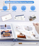 Popotop Photo Album Self Adhesive Scrapbook Album for 4x6 5x7 8x10 Pictures DIY Photo Book as Scrapbooking Supplies Kits, Birthday Gifts for Women Mom Wedding Baby Family Travel by TinyTreasures Baby Boutique