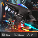 BEZGAR Brushless RC Plane with Camera | 2.4GHZ Remote Control Airplane, 6-axis Gyro Drones for Kids, RC Helicopter, 360°Flip Jet Fighter for Beginners with LED Navigation Lights and Two Batteries by TinyTreasures Baby Boutique
