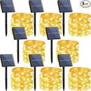 Beieverluck 8 Pack Solar Fairy Lights Outdoor Waterproof 264FT 800 LED Solar String Lights Outside with 8 Modes for Tree Garden Wedding Party Decor, Warm White by GreenHaven Gardens