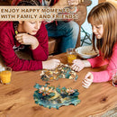 Jigfoxy Wooden Puzzles for Adults, Lotus Wood Puzzles Adult, Unique Animal Shape Wooden Jigsaw Puzzles for Adults, Birthday Gifts for Puzzle Lovers, Family, Friend (S-8.5 * 7.9in-100pcs) by TinyTreasures Baby Boutique