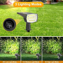 Fabrito 72 LEDs Solar Spot Lights Outdoor Waterproof, 3 Modes Landscape Spotlights, Dusk to Dawn Solar Powered Flood Wall Lights for Outside, Solar Garden Lights for Yard Porch 6 Pack (Cool White) by CozyNest Decor