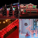 50ft LED Rope Lights Outdoor, 360 LED Connectable and Flexible Tube Lights with 8 Modes, Waterproof LED Rope Lighting for Garden, Patio, Pool, Bedroom, Party, Indoor Outdoor Christmas Decoration (Red) by GreenHaven Gardens