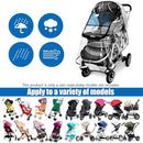 Stroller Rain Cover,Universal Stroller Accessory,Waterproof, Windproof Protection,Protect from Dust Snow,Baby Travel Weather Shield by TinyTreasures Baby Boutique