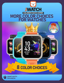 Kids Smart Watch for Boys Girls 6-12 with Pedometer Audio Book Camera Music Player Present Birthday Christmas (Silver Frame Orange)… by TinyTreasures Baby Boutique