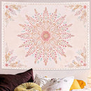 Lunerfex Floral Mandala Tapestry Boho Tapestry for Bedroom Pink Tapestries Wall Hanging Living Room Wall Art and Home Decor 70x90 by CozyNest Decor