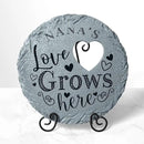 Let's Make Memories Personalized Garden Stone - Resin - Custom Garden Décor - Heart Stepping Stone - for Dad - for Father's Day by CozyNest Decor