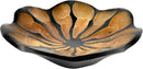 AeraVida 8-Inch Handmade Mango Wood Lotus Blossom Plate Tray | Decorative Carved Wooden Bowl for Tabletop, Entryway or Kitchen | Rustic Boho Accent Dish for Home Décor or Gifting by CozyNest Decor