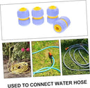 4pcs Barb Hose Fittings Garden Quick Connect Irrigations Thread Fittings Zero g Hose Caps and Plugs G -g 1/2 Inch Hose Repair Garden Kit Quick Loading Decorations Abs by GreenHaven Gardens