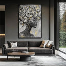 Large Black and Gold African American Wall Art with Framed Black Woman Office Bedroom Living Room Poster Home Hanging Decor 32x48 Inch by CozyNest Decor