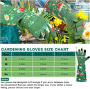 DLY Gardening Gloves,Leather Rose Gloves,Women's Long Gardening Glove for Work and Yard Work,Durable and Comfortable(Medium, Green by GreenHaven Gardens