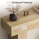 63 Inch Long Console Table for Entryway, Farmhouse Wood Rectangular Sofa Table Behind Couch Table, Narrow Entryway Table for Living Room, Entrance, Hallway, Foyer, Easy Assembly (Natural) by CozyNest Decor