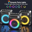 Karaoke Machine with 2 Wireless Microphones,【Upgraded 6.5"Woofer & 2"Tweeter】Portable Bluetooth 5.3 Karaoke Speaker, PA System with Bass/Treble/Echo Adjustment, Supports USB/AUX/TF/TWS for Home Party by TinyTreasures Baby Boutique