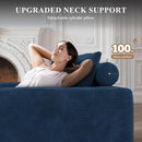 Modular Sectional Sofa with L-Shape Chaise,Cloud Sectional Modern Sleeper Couch with Deep Seat,Sponge Compression Sofas No Assembly Required(Blue-Corduroy Fabric) 1PCS by CozyNest Decor