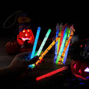 JOYIN 24 Pcs Halloween Glow Stick Hanging Wands in 8 Different Pattern Designs and 6 Colors for Kids Party Favors, Halloween Party Supplies, Glow in the Dark, Goodies Bags Fillers, Non Candy Treats by TinyTreasures Baby Boutique