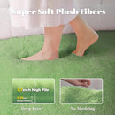 5x7 Area Rug for Living Room: Fluffy Shag Soft Washable Rugs Fuzzy Plush Indoor Carpet for Bedroom Nursery Playroom Dorm Kids Girls Boys Room (Sage Green, 5'x7') by TinyTreasures Baby Boutique