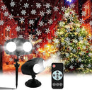 Snowfall Christmas Light Projector,Snowflake Night Projection Lamp, IP65 Waterproof Outdoor LED Snow Spotlight for Holiday Party Home Decor Garden Light Projector, with Remote Control by GreenHaven Gardens