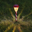 Dynaming 10Pack Solar Christmas Garden Lights, Outdoor Solar Powered Solar Candy Cane Pathway Markers, Waterproof & Auto On/Off Xmas Decorative Lights for Patio Yard Walkway Driveway Decor, Warm White by GreenHaven Gardens