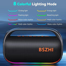 80W(120W Peak) Bluetooth Speaker Loud, Portable IPX6 Waterproof Bluetooth Speakers Wireless TWS for Outdoor, Party, Travel, and Beach Camping with Light, BT5.0, USB/TF Card, AUX by TinyTreasures Baby Boutique
