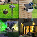 Solar Spot Lights Outdoor, [4 Pack/7 Colors/37 LED] 2-in-1 Solar Landscape Spotlights, IP65 Waterproof Auto On/Off Solar Powered Security Lights for Yard Garden Pathway Walkway by GreenHaven Gardens