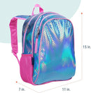 Wildkin 15-inch Kids Backpack – Durable, Padded, Adjustable for School & Travel - Mermaid Scales by TinyTreasures Baby Boutique