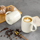 GBHOME Large Coffee Mugs Set of 6, 18oz Handmade Ceramic Coffee Mugs Set with Gradient color for Latte/Tea/Beer/Hot Cocoa, Dishwasher & Microwave Safe by CozyNest Decor