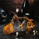 Bicycle Wine Whiskey Decanter 200ML By Bike Decanter For Bourbon And Scotch Biker Gi by The Wine Savant