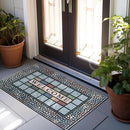 CHICHIC Rectangle Entrance Door Mat Large 24 x 36 Inch Entry Way High Traffic Area Doormat Front Door Rugs Outdoors Heavy Duty Welcome Mat, Non Slip Rubber Back Low Profile for Garage by CozyNest Decor