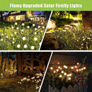 Flumy 2 Pack Solar Firefly Lights + 3 Pack Sunflowers Lights for Yard, Patio, Pathway, Lawn, Walkway, Camping, Pool by GreenHaven Gardens